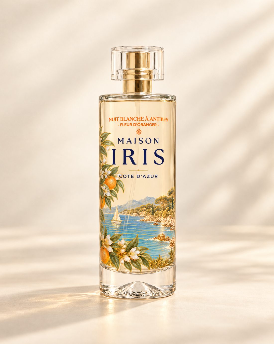 Parfum d’intérieur 100 ml Maison Iris « Nuit blanche à Antibes » — Fleur d’oranger